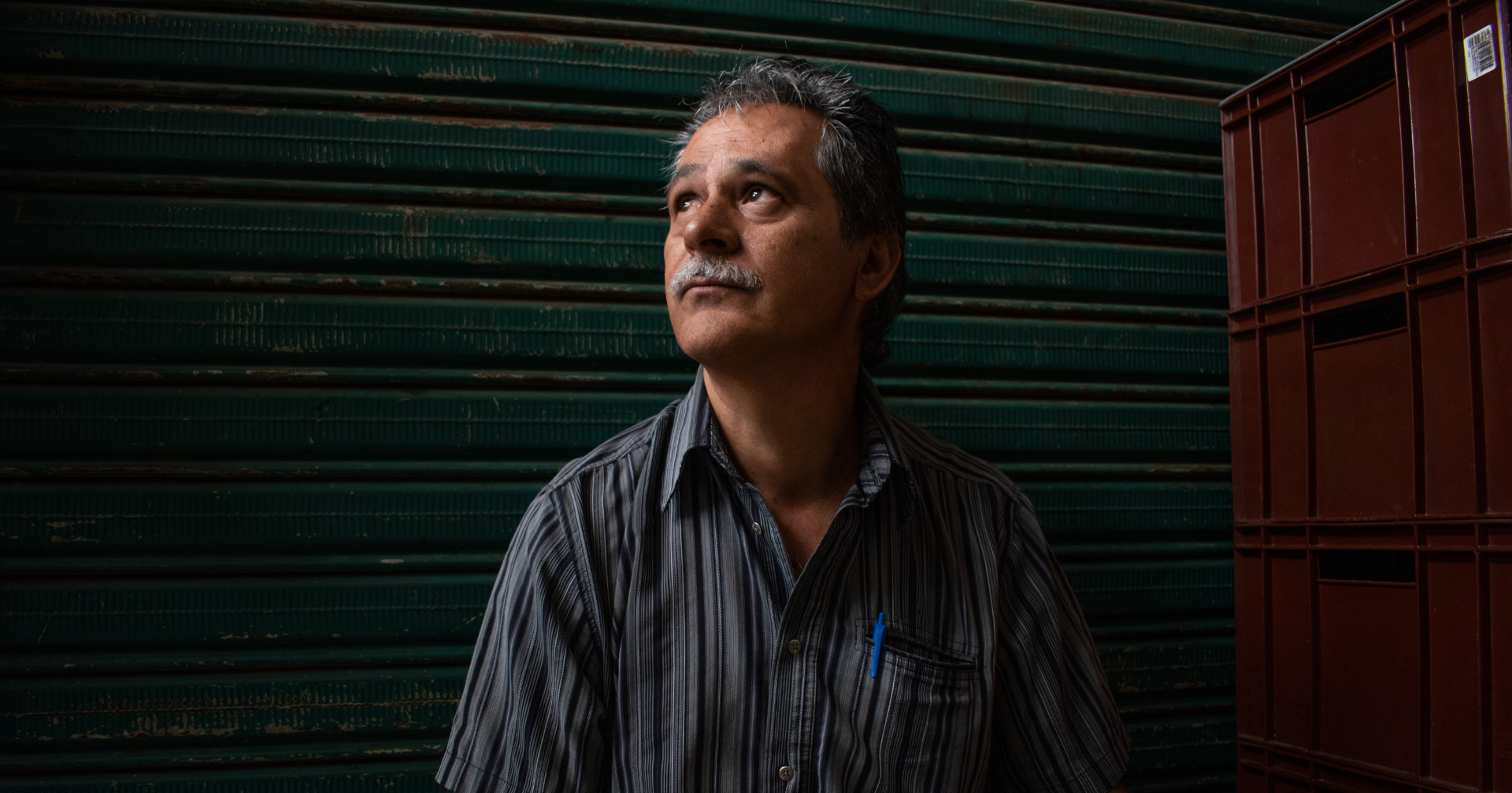 Sergio Salinas en La plaza de la América